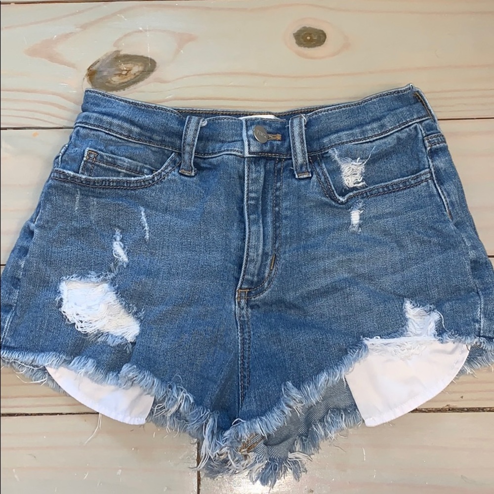 VS Pink Jean Shorts